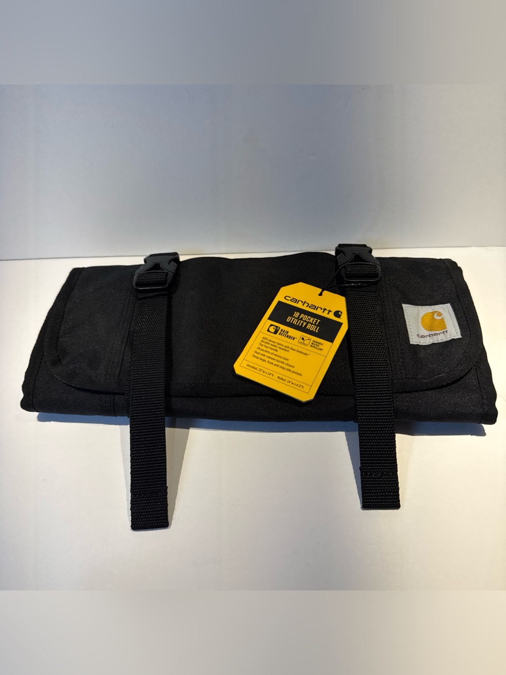 Carhartt 18 Pocket Utility Roll Essential Tool Roll Black NWT